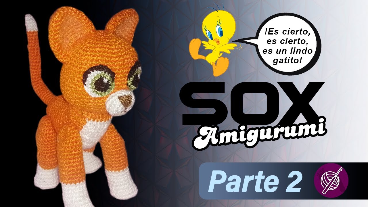 🧶Así terminamos al GATITO más CUTE (2/2)🙀 | Colección AMIGURUMIS #CrochetAPasitos
