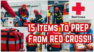 15 Essential Items to Prep from the Red Cross!!