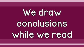 We Draw Conclusions - Rock 2 the Core - K-5 Language