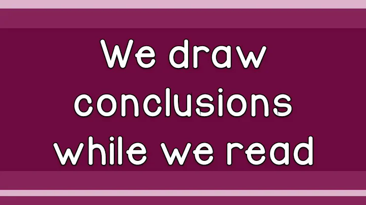 We Draw Conclusions - Rock 2 the Core - K-5 Language