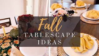 Thrifted Fall Tablescapes | simple and fun ideas!