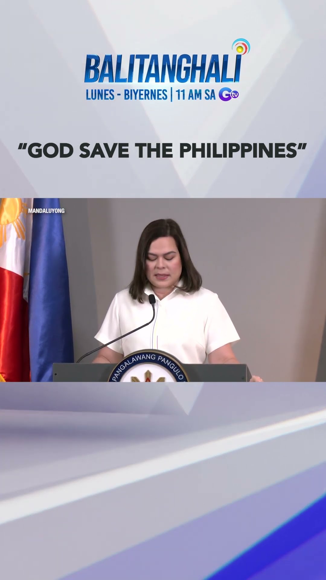 VP Sara Duterte, nagbigay ng pahayag ukol sa impeachment laban sa kaniya #shorts | Balitanghali