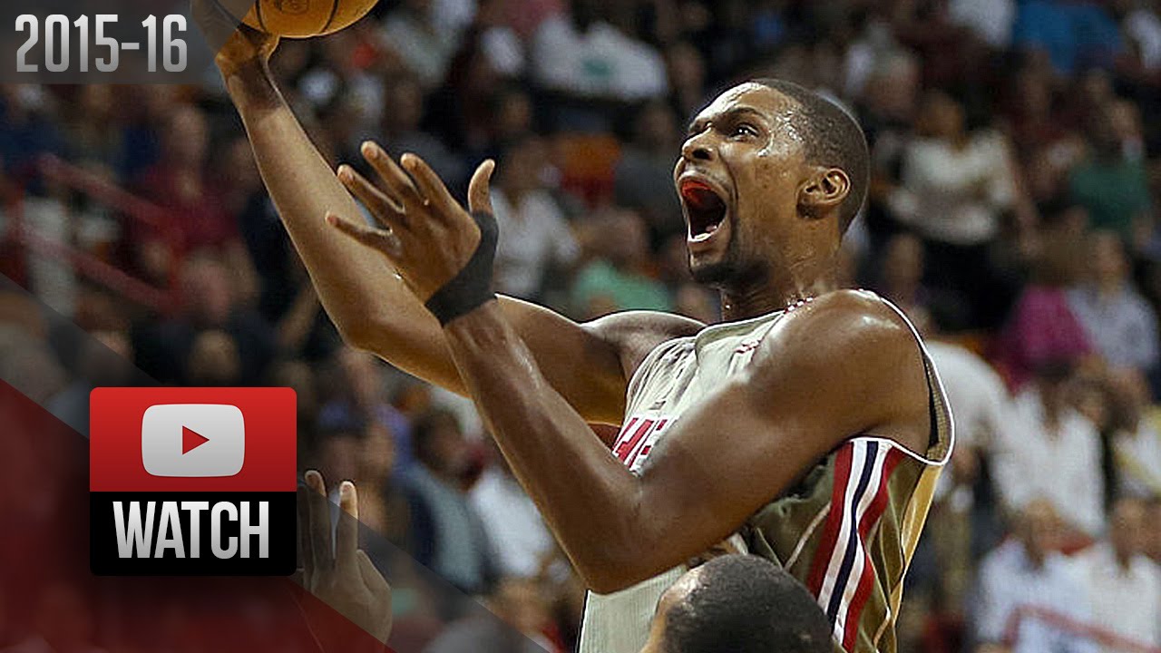 Chris Bosh Full Highlights vs Jazz (2015.11.12) - 25 Pts, 8 Reb, 4 Blk