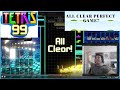 TETRIS 99 - PERFECT ALL CLEAR SETUP INTO VICTORY