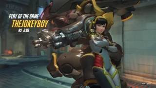 D.Va Play of the game Sextuple Kill