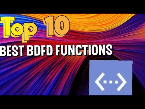 Top 10 Best BDFD Functions