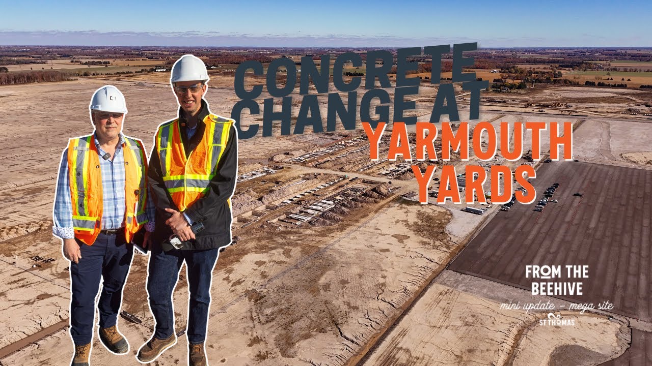 From the Beehive E120 - Concrete Progress at Yarmouth Yards