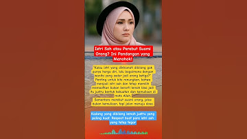 Istri Sah atau Perebut Suami Orang Ini Pandangan yang Menohok #shorts #shortvideo