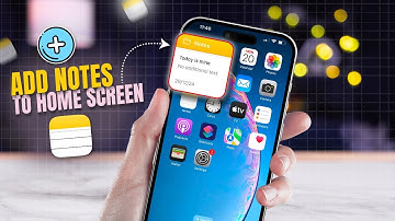 How to Add Notes to iPhone Home Screen | Add Note Widget on iPhone
