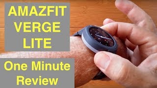 amazfit verge lite waterproof