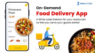 Make an On-Demand Food Delivery App Like Postmates & Doordash with ZimbleCode screenshot 4