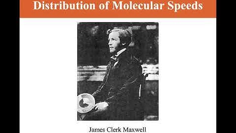 University Physics Lectures, Distribution of Molecular Speeds
