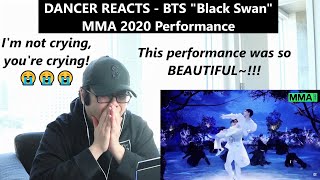 DANCER REACTS - BTS (방탄소년단) Black Swan MMA 2020 Performance REACTION