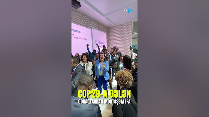 COP29-a gələn qonaqlardan MÖHTƏŞƏM İFA