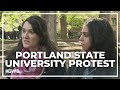 Portland State University protest | Students rally against war in Gaza