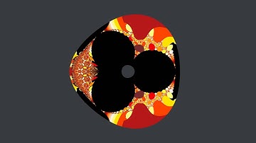 Inverted Multibrot set or Mandelbrot power set animated from -6 to 6