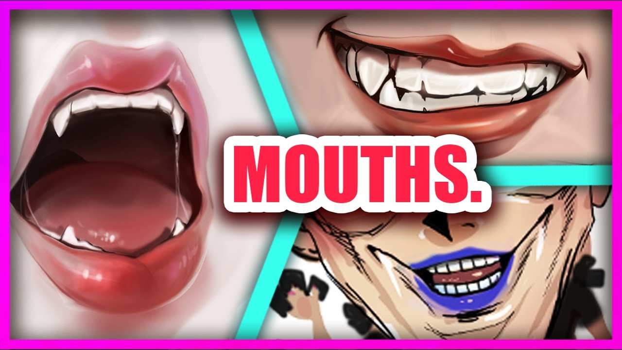 ART TUTORIAL HOW TO DRAW PAINT MOUTHS LIPS And TEETH ANATOMY art-tutorial-how-to-draw-paint-mouths-lips-and-teeth-anatomy