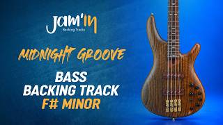 Midnight Groove Bass Backing Track in F# Minor