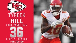 Kansas city chiefs wide receiver tyreek hill comes in at #37 on the
list of top 100 players 2017 as voted by his peers.subscribe to nfl:
http://j.mp/1l...