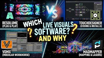 Which Live Visuals Software Should You Buy? (Resolume, TouchDesigner, MadMapper, VDMX)