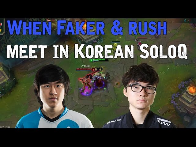 Faker Destroying Koreans SoloQ Under 10 min 