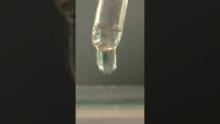 Капля воды и ртути  #science #experimnent #shorts