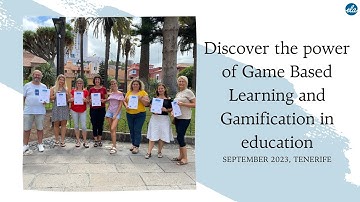 Discover the power of Game Based Learning and Gamification in education - September 2023