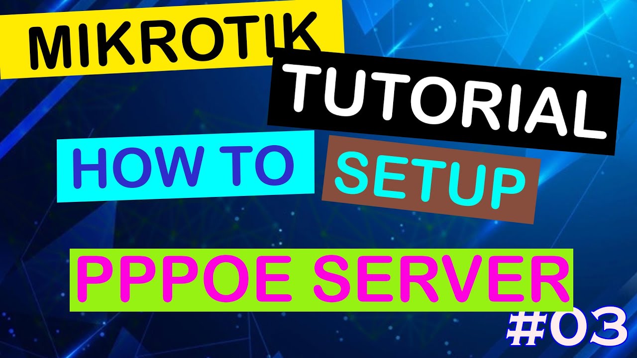 Mikrotik Tutorial 03 [Tagalog] : How To Setup PPPOE Server (2021) - YouTube