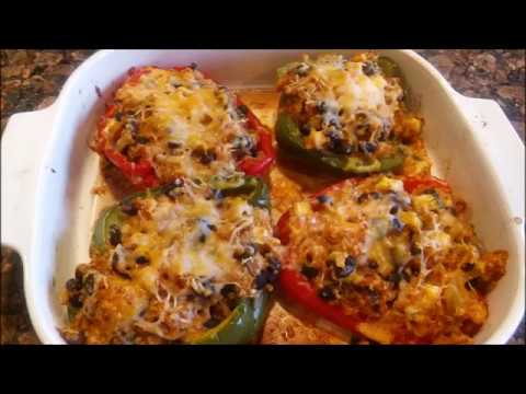How to cook Vegetarian Mexican stuffed Peppers Recipe