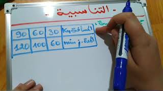 درس التناسبية 🎰📚سنة اولى متوسط ❤️