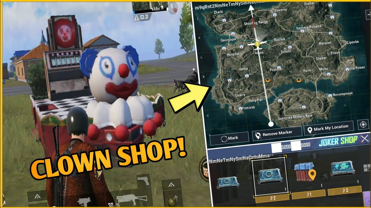 Pubg Mobile New Clowns Tricks | How Top Use Clown Shop In Pubg Mobile - YouTube