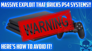 Warning!! PS4