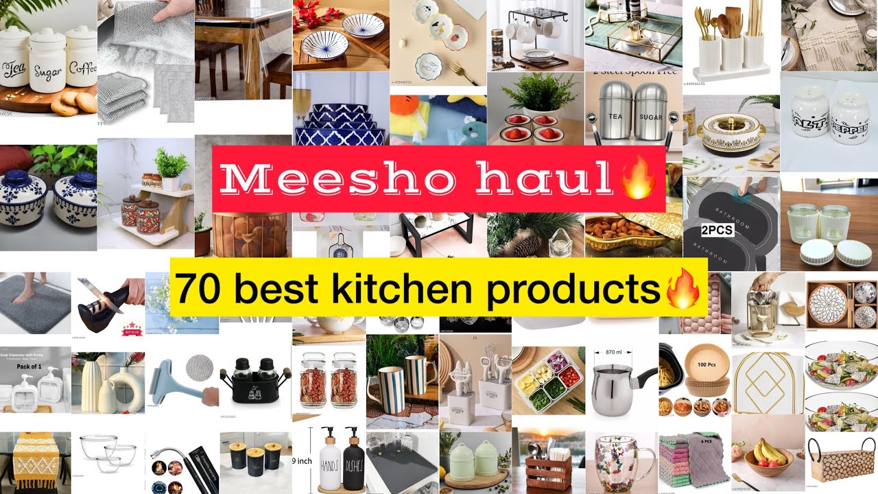 Meesho haul | 70 Best kitchen products💯 | Biggest Meesho haul 🔥| 