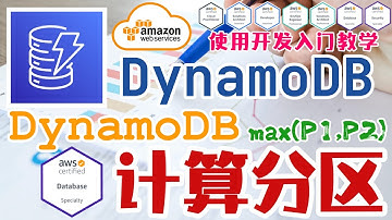 AWS DynamoDB NoSql 中文基础开发入门教学 - 计算 DynamoDB 分区