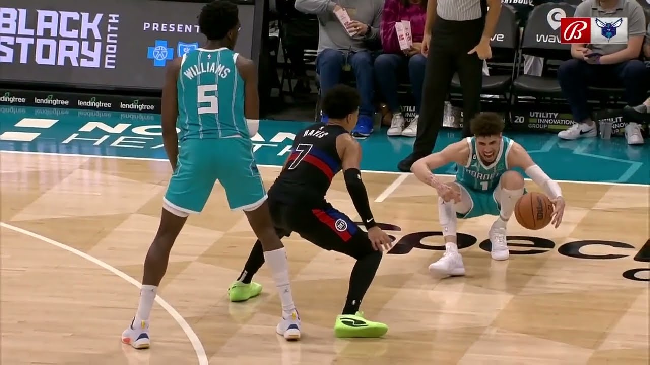 Hornets' Lamelo Ball fractures right ankle vs. Pistons