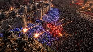 JEDI KNIGHTS, T-831s & NINJAS ATTACK DARK HUMANOIDS | Ultimate Epic Battle Simulator 2 | UEBS 2
