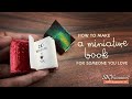 How to make a Miniature Book for someone you love; handmade gift for Valentine's, Birthday, etc.