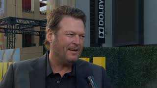 Blake Shelton interview on the red carpet of The Fall Guy movie premiere, May 2024