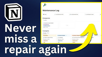 PROPERTY MANAGEMENT: How to manage rental repairs (NOTION free template)