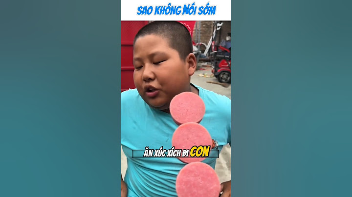 Sao không nói sớm