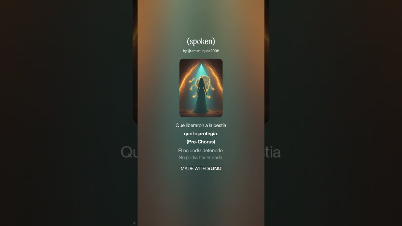 Yo les cuento la historia de un ser que no pudo ser lastimado, | Él siempre lo protege