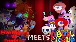 The Aftons Family Meets The Amazing Digital Circus | FNaF | GachaLife2 | GLMM | Part 1/2