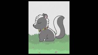 #craft #art #commission #craftart #drawing #artandcraft #cute #craftdrawing #skunk