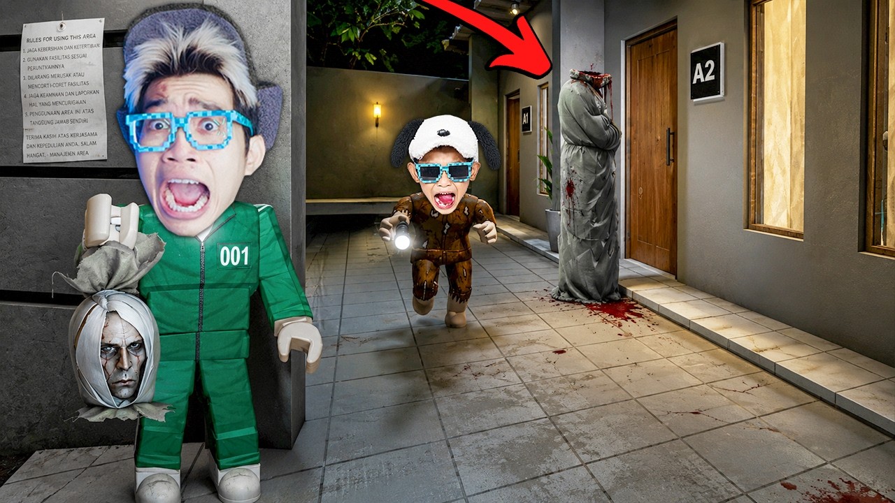 KITA BAWA KEPALA POCONG DAN JANGAN PERNAH KALIAN BUKA PINTU KOS DI ROBLOX ATAU...