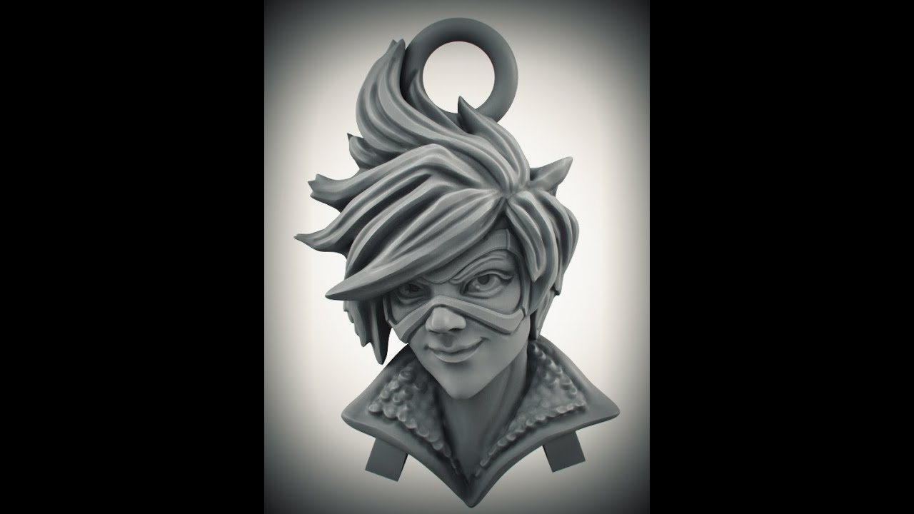 Tracer - Overwatch - Fanart Model - 3D model by printedobsession