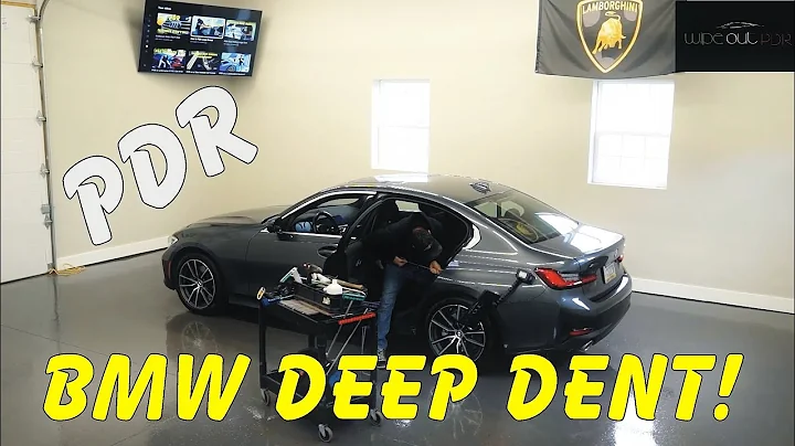 Paintless Dent Repair (BMW Deep Dent!)