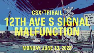 12Th Avenue S Railroad Crossing Malfunction