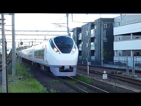 E657系 特急ひたち13号 東北DCラッピング編成 名取駅通過。