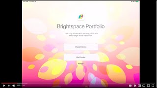 Capturing Student Learning at Home using D2L Portfolio