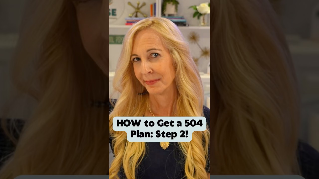 HOW to Get a 504 Plan: Step 2! #specialeducation #teacher - YouTube